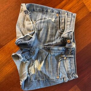 Universal Thread Light Blue Distressed Jean Shorts
